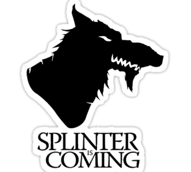 TMNT vs Game Of Thrones Splinter Is Coming | Die Cut Vinyl Sticker Decal | Blasted Rat Discount