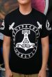 Viking Mjolnir Thor s Hammer Rune Sleeve Logos T-shirt | Blasted Rat Supply