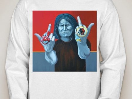 American Native Indian Fuck Your Mascots Long Sleeve T-shirt | Blasted Rat Supply