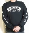 ACAB Long Sleeve T-shirt With Sleeve Logos | Blasted Rat For Sale