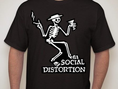 Social Distortion Skeleton T-shirt | Blasted Rat Sale