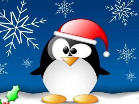 Christmas Penguin- Full Drill Diamond Painting - Specially ordered for you. Delivery is approximately 4 - 6 weeks. Hot on Sale