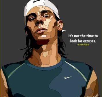 Rafael Nadal Pop Art (10 X10 ) Hot on Sale