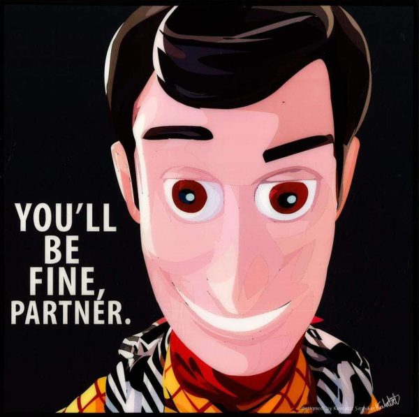 Woody_ You Be Fine Partner Toy Story Pop Art (10 X10 ) For Cheap