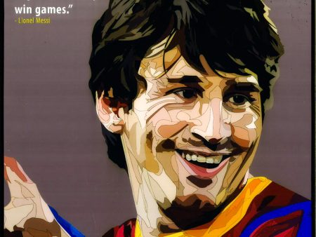 Lionel Messi: Grey Pop Art (10 Fashion