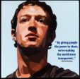 Mark Zuckerberg Pop Art (10 X10 ) Online Hot Sale