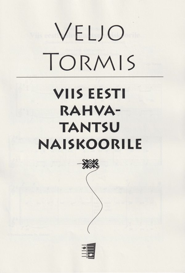 Viis eesti rahvatantsu naiskoorile   Five Estonian Folk Dances Discount