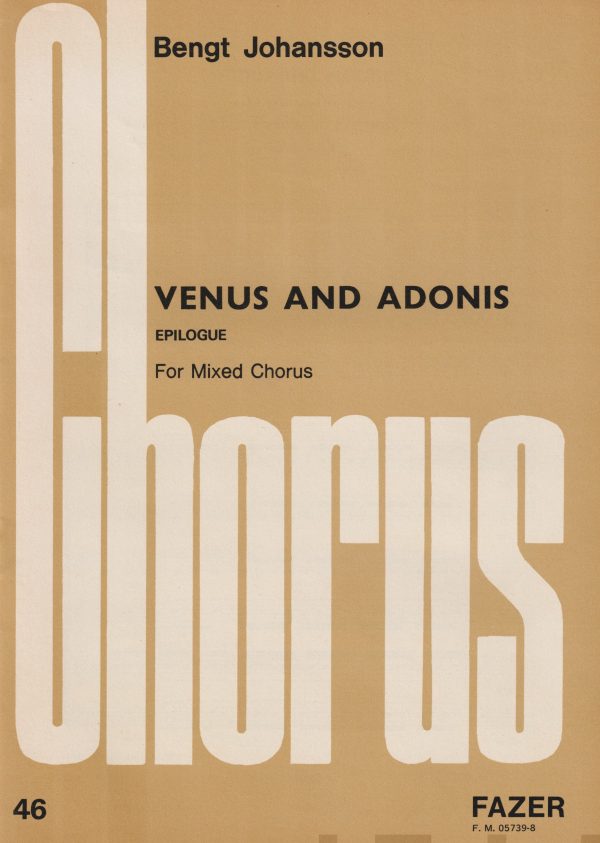 Venus and Adonis - Epilogue on Sale