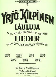 Lieder nach Gedichten von V.A. Koskenniemi (Vol 2 )   Lauluja V.A. Koskenniemen runoihin (op 21) Online Hot Sale